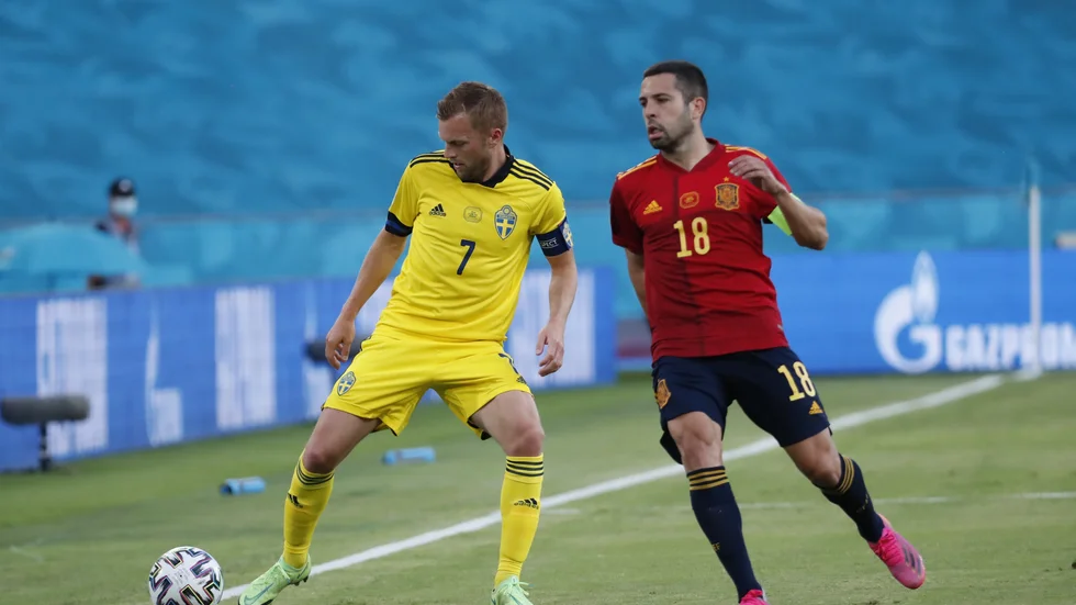 Sebastian Larsson, till vänster.