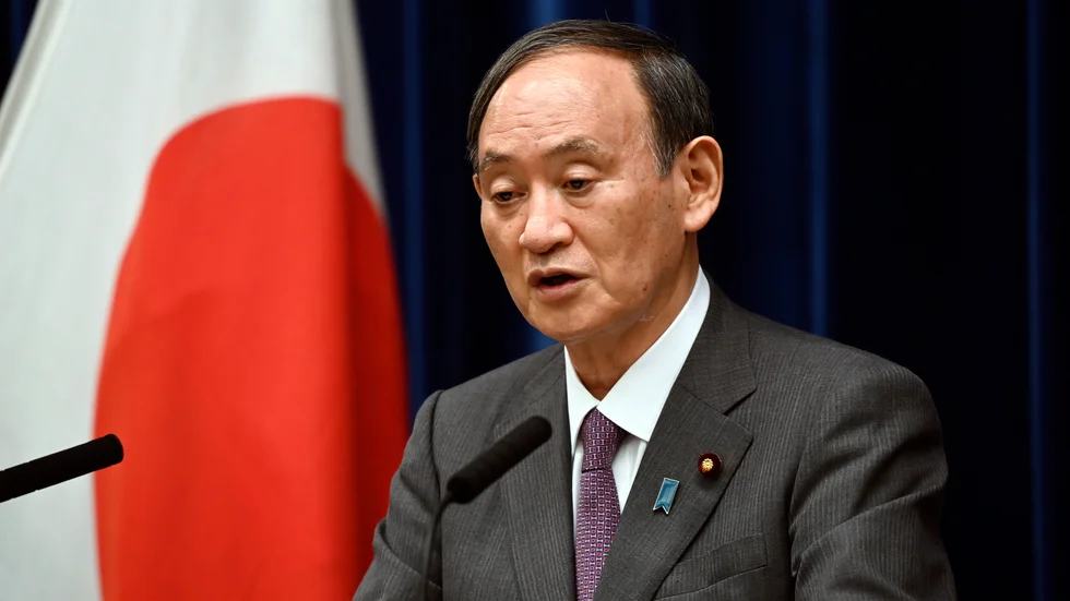 Japans premiärminister Yoshihide Suga. Arkivbild.