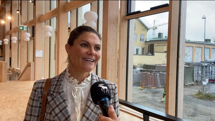 Kronprinsessan besökte Skellefteå på torsdagen.