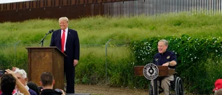 Donald Trump återvände till gränsen