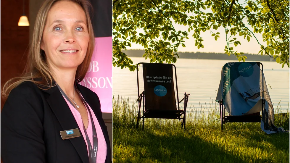 Johanna Sjögren, marknadsansvarig Tillväxt Motala, hoppas på många fina tävlingsfoton från julikalenderns 31 utvalda badplatser.