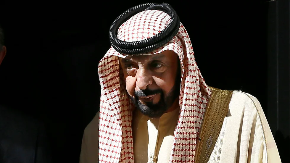 President Sheik Khalifa bin Zayed Al Nahyan förnyar familjelagen. Arkivbild.
