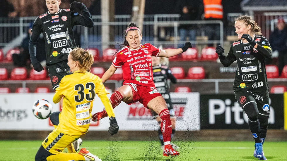 Katrina Guillou gav PIF ledningen men det räckte inte till seger (Arkivbild).