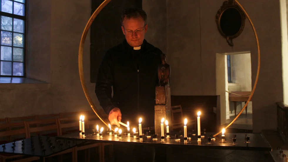 Robert Birgegren, präst i Motala församling, tycker att Allhelgonahelgen är en helg, avsatt att minnas de som gått före.
