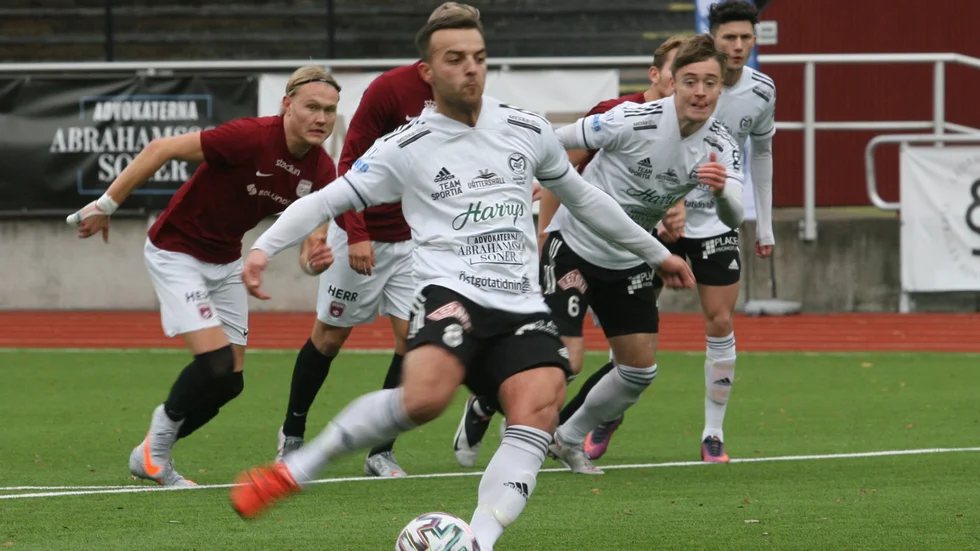 Valon Silka gjorde Maifs viktiga 1-1 mål i matchen mot Arameisk/Syrianska.