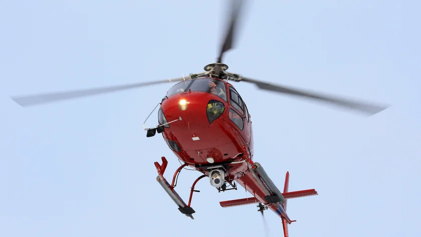 I veckan kommer man att besiktiga elnätet runt Västervik med hjälp av helikopter. Bilden är en genrebild. 