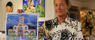 Hon har gjort årets julfrimärke i Västervik