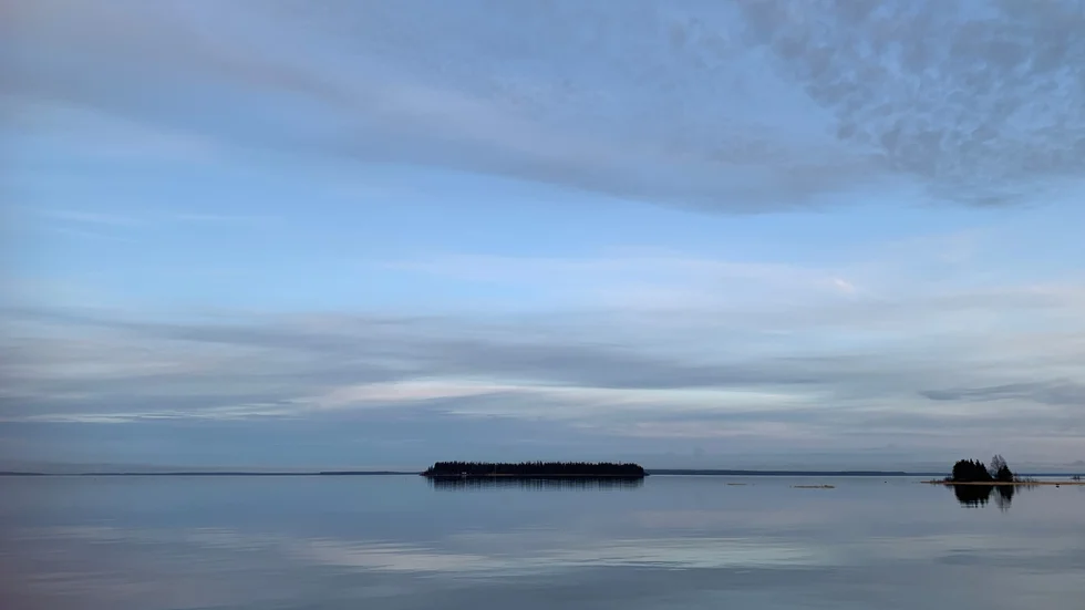 Så vackert vid Bondökanalen.