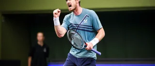 Murray skrällde – slog ut Sinner i Stockholm Open