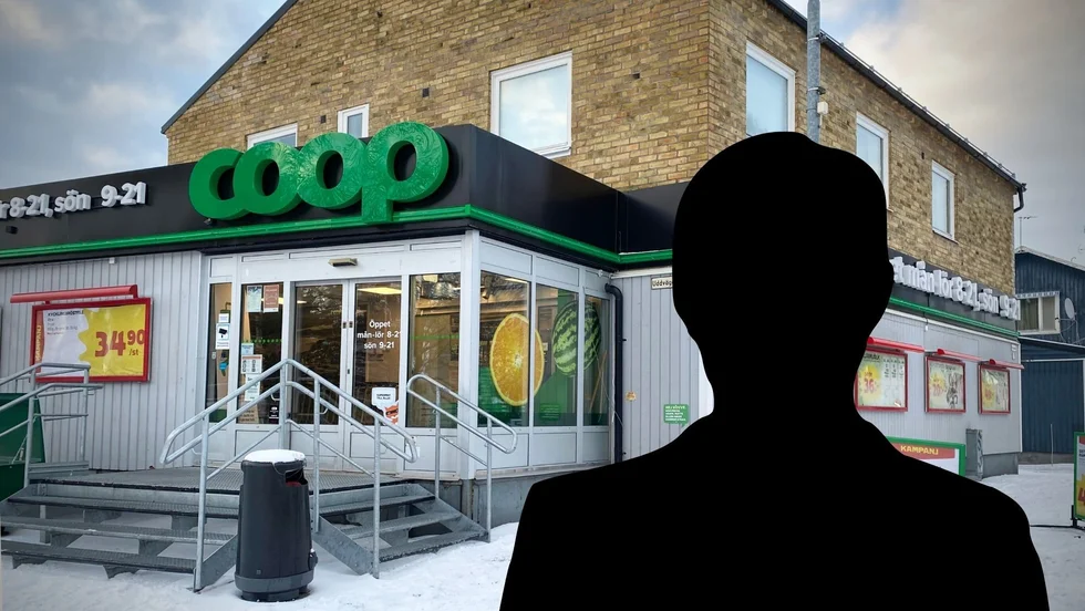 En person har fått tillträdesförbud på Coop i Malå efter att tidigare ha stulit från butiken. Bilden är ett montage.