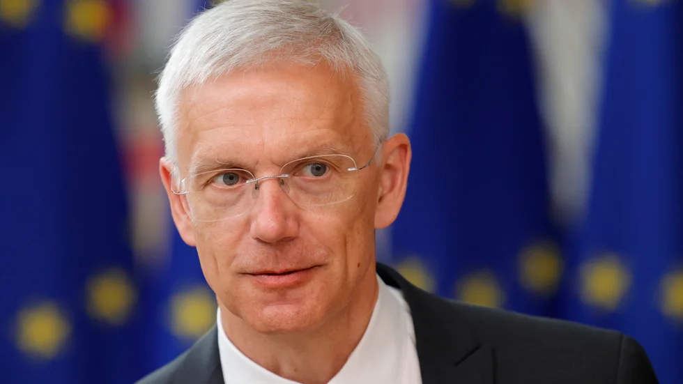 Lettlands premiärminister Krisjanis Karins. Arkivbild.