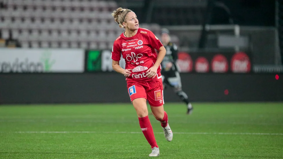 Cecilia Edlunds Piteå slåg Växjö med 1–0. Arkivbild.
