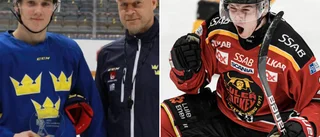 Här tar Nils Lundkvist emot Salmings pris