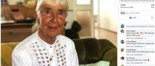 Alla ville gratta Ågot på 80-årsdagen