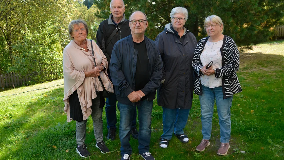 Pensionärsorganisationerna i Boden är eniga. De vill inte ha någon stor enhet utan tre vårdcentraler som man haft tidigare. Fr vänster Karin Liljestrand, SKPF, Per-Ulf Sandström, SKPF, Arne Pettersson, PRO, Siv Nilsson, SKPF och Birgit Blombäck, SPF.