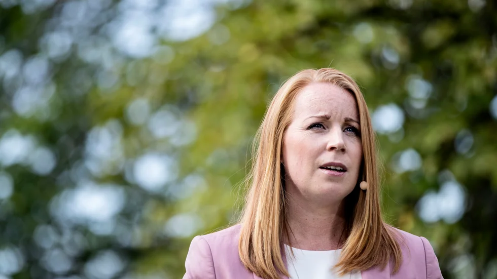 Centerpartiets ledare Annie Lööf kommer med sex förslag för att rätta till "uppenbara brister" i det fria skolvalssystemet. Arkivbild.