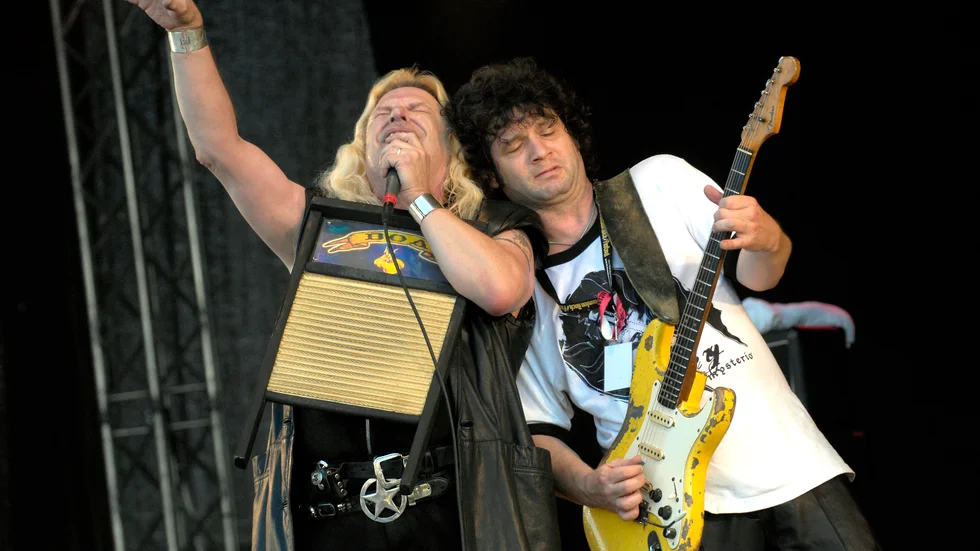Det amerikanska bandet Black Oak Arkansas spelade på Sweden Rock-festivalen 2007. Arkivbild.