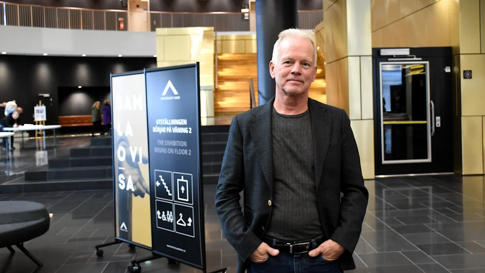 Mats Dahlberg, Kirunabostäder. Bostadsbolaget har bromsat en renovering i egna lokaler på grund av det ekonomiska läget.