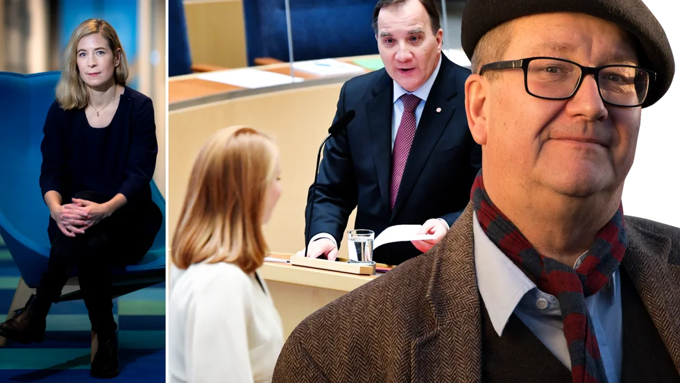 Karin Pettersson, Aftonbladets kulturchef, vill riva sönder Januariavtalet mellan S, C, MP och L. NSD-krönikören och statsvetaren Stig-Björn Ljunggren beskriver det som "en rävgrytsformulering".