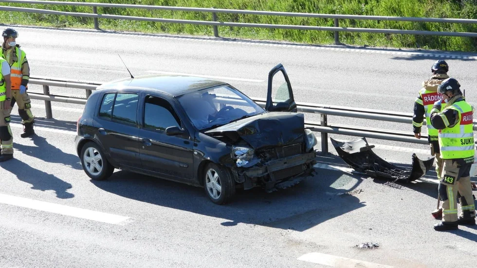 Larmet om trafikolyckan inkom på onsdagens eftermiddag.