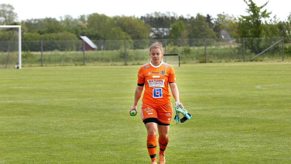 Amanda Rohnström, målvakt i Dalhem.