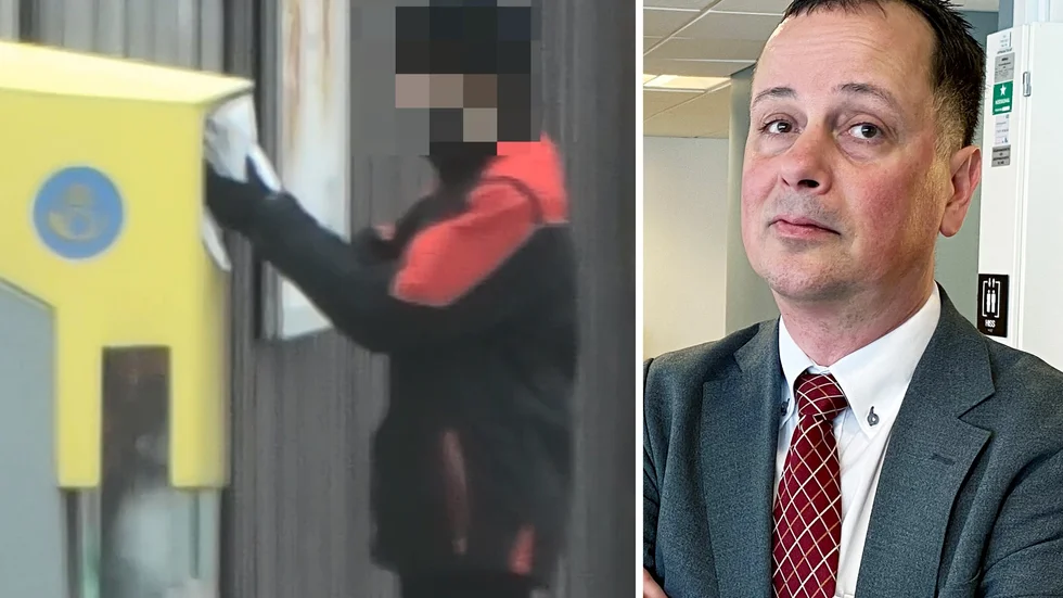 Gräsöparet filmades när de postade kuveret innehållandes narkotika. Åklagare Jonas Peterson anser att de bör dömas till längre fängelsestraff.