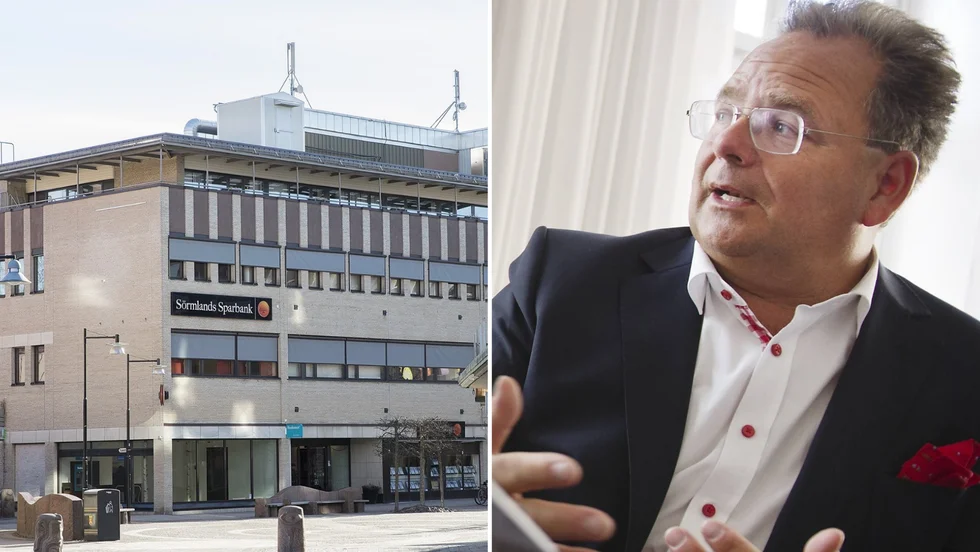 Joacim Lindgren vad vd i Sörmlands sparbank. Bankens huvudkontor och säte ligger i Katrineholm. Nu är han åtalad för trolöshet mot huvudman. 