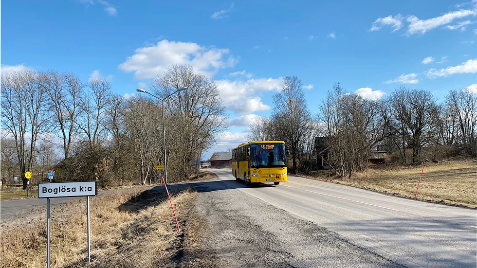 Väg 519, mellan Boglösa och Veckholm, är en av de mindre vägar kring Enköping som får ny beläggning i sommar.