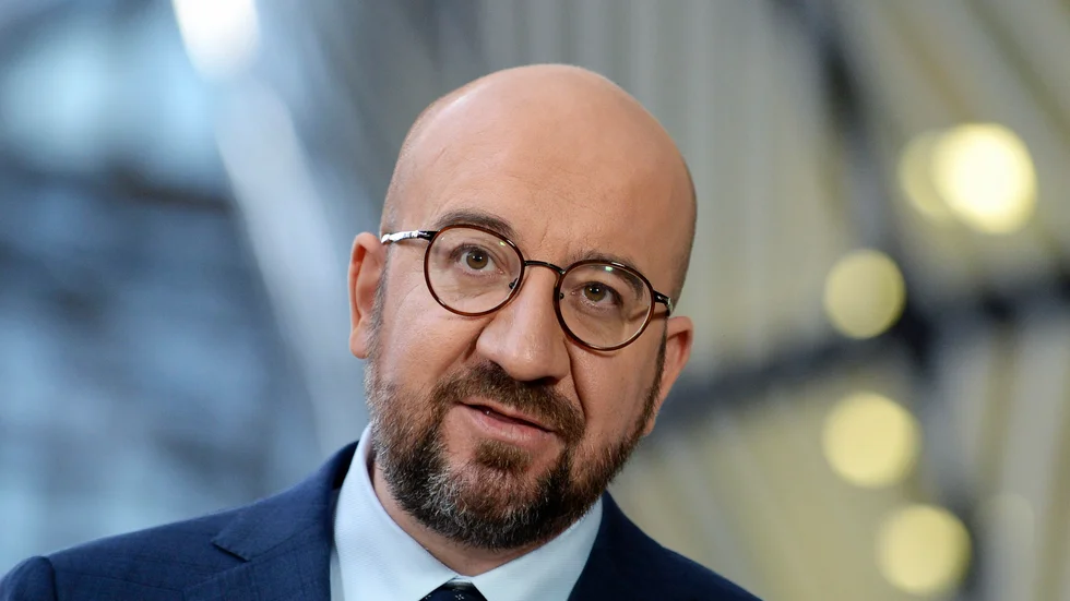 EU:s rådsordförande Charles Michel. Arkivbild.