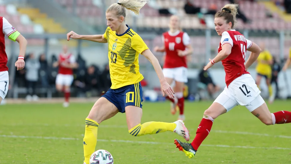 Sofia Jakobsson blev hjälte när hennes Real Madrid vann. Arkivbild.