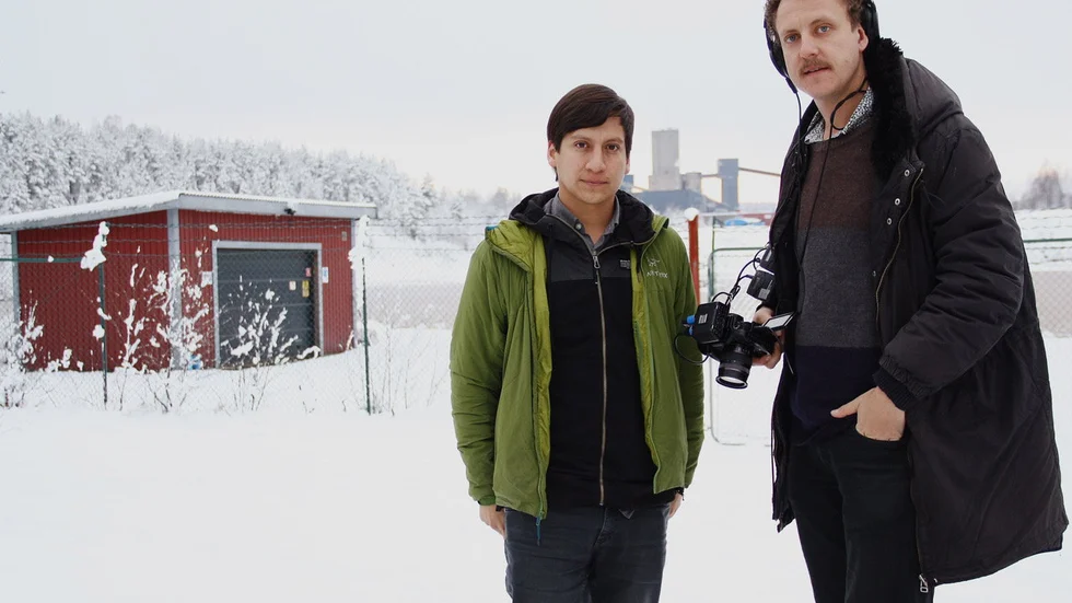 Skellefteåbördiga Lars Edman och William Johansson Kalén har gjort ännu en film om Boliden och avfallet som ligger i den chilenska staden Arica. "Det har varit superviktigt för oss att båda sidor fått komma till tals". Pressbild.