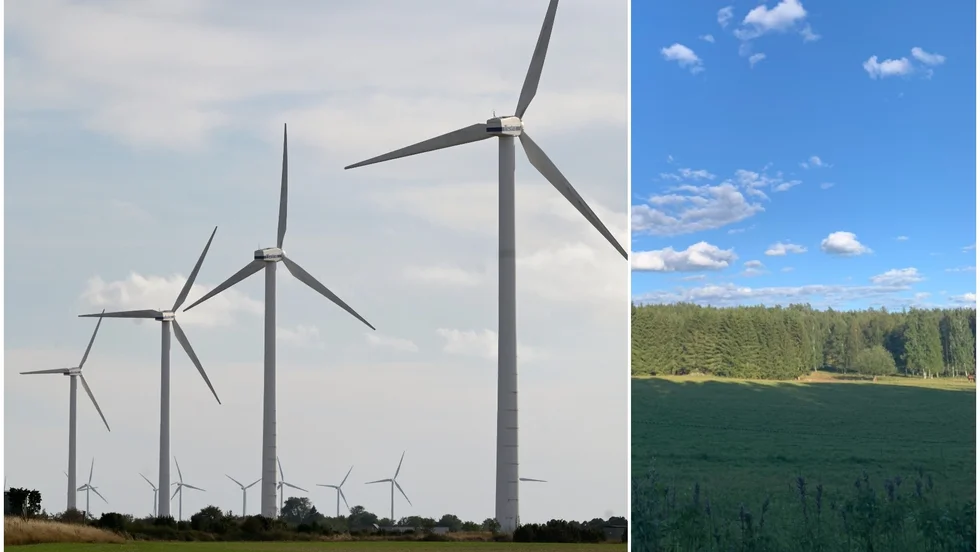 Vindkraftverken som Tekniska verken vill bygga i Kolmården är tänkta att bli upp till 260 meter höga.