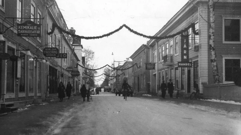 Bilden är tagen 1934 och publicerades tidigare i Norrans jubileumsbok ”Skellefteå - en 150-årig historia” från 1995.