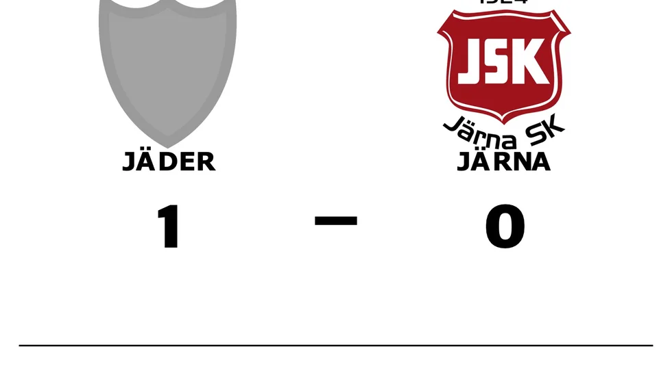 Jäders IF vann mot Järna SK