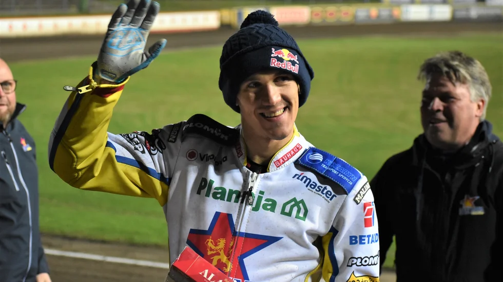 Helnöjd. Maciej Janowski körde enormt bra mot Västervik och tog elva poäng.