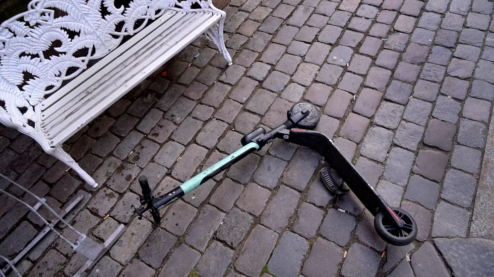 Elsparkcykel. Arkivbild.
