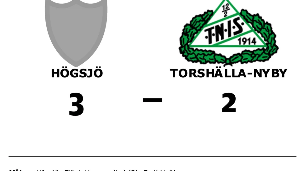 Högsjö BK vann mot Torshälla-Nyby IS