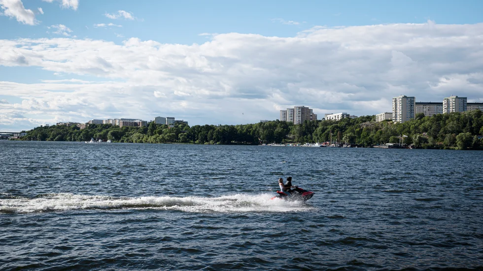 Farkosten försvann under helgen (skotern på bilden har inget med artikelns innehåll att göra).