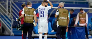 Benzema skadad i EM-genrepet