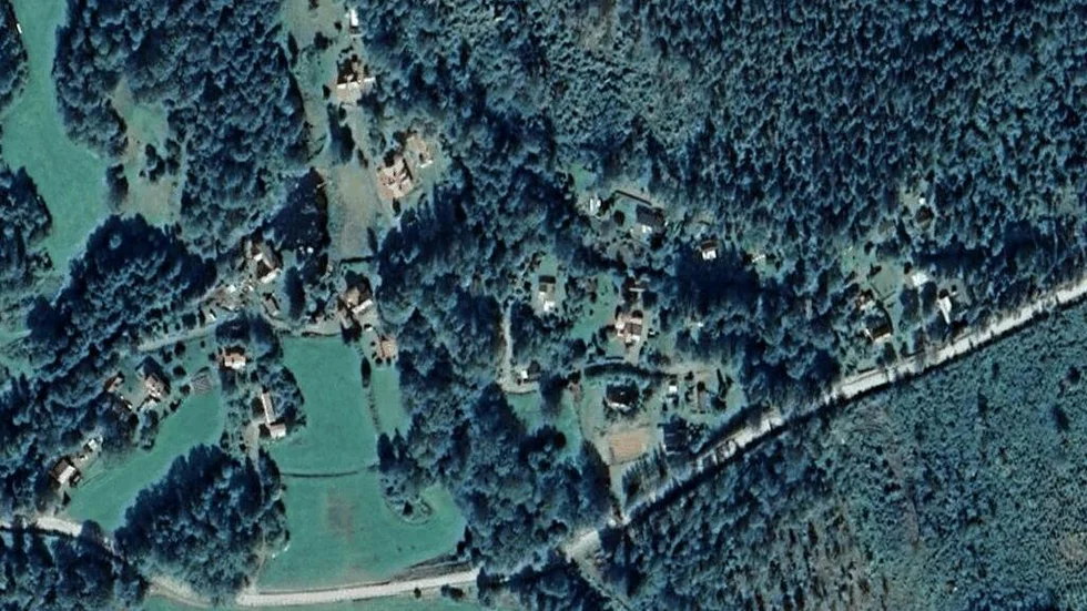 Området kring Hallstad  