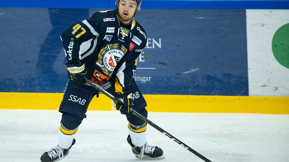 Lucas Bylin i Borlänge-tröjan 