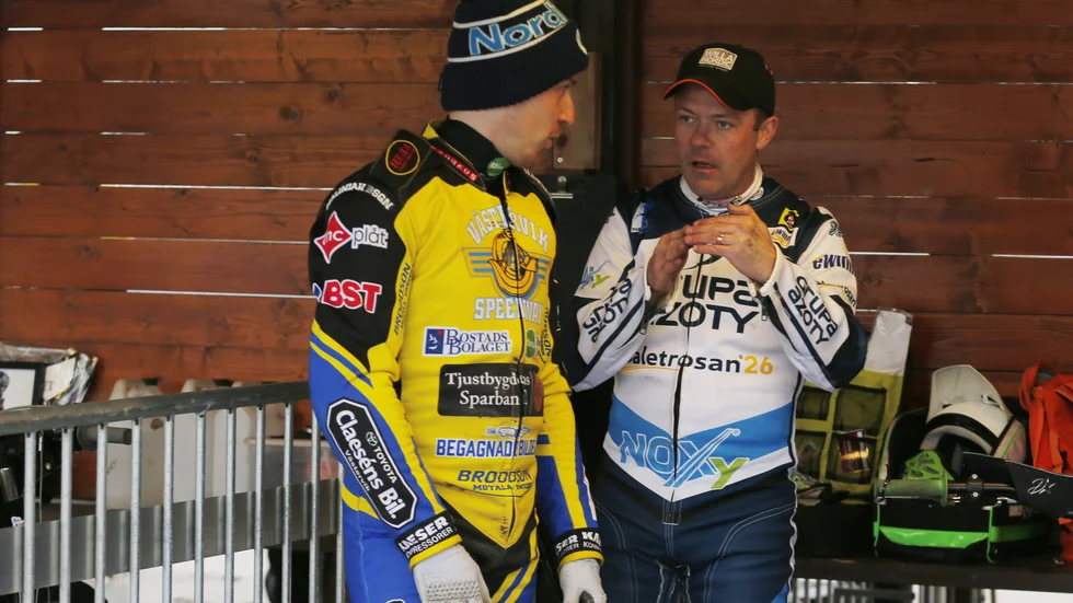 Linus Sundström och Peter Ljung i samspråk