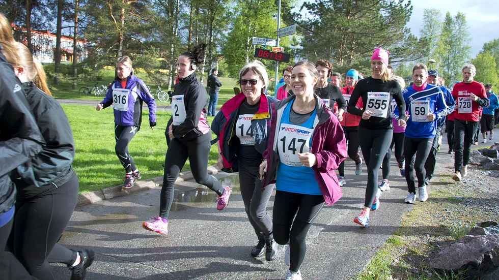 Så här såg det ut under Kommunjoggen 2015. I år kommer det att bli ett coronaanpassat arrangemang. (Arkivbild)
