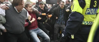 "Upplöst" demonstration fortsatte två timmar