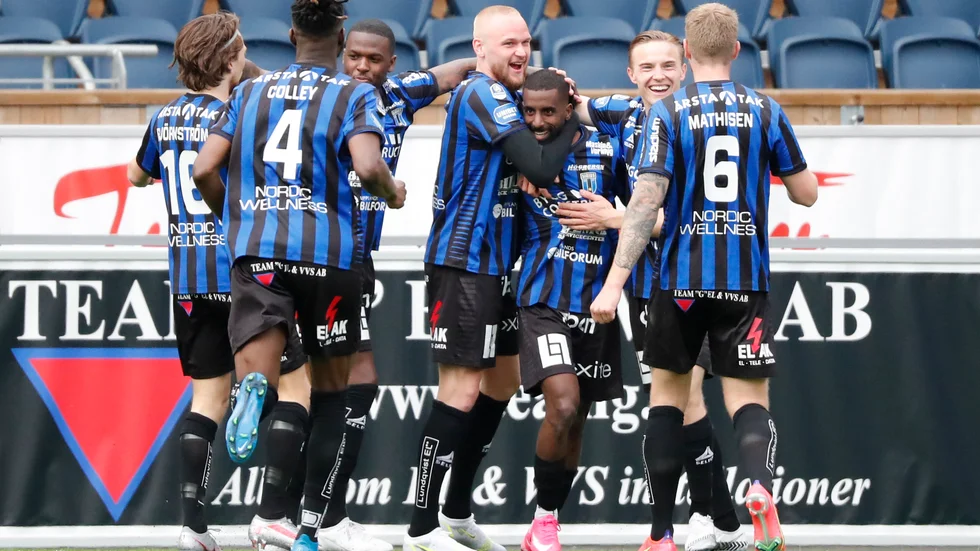 Siriusjubel efter Mohammed Saeid 1–0 mot Kalmar FF.