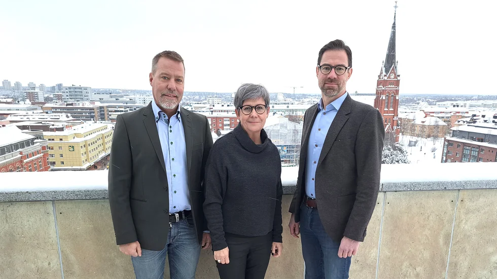 Luleå blickar österut. Erik Hagenrud, LTU Business, Eva Jonsson, Luleå kommun, och Sven Lindahl, Luleå kommun.