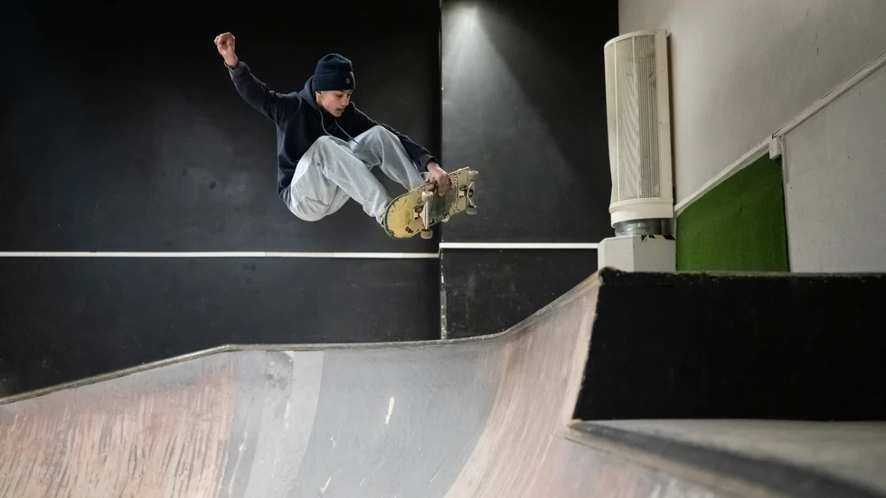 Sixten Weijer, 16, bjöd på många tricks.