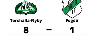 Målfest när Torshälla-Nyby krossade Fogdö