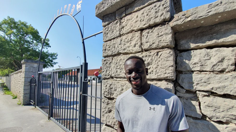 Lamin Touray gjorde sin första mål för FC Gute i division 2 förra helgen och blickar nu fram mot lördagens viktiga hemmamatch.