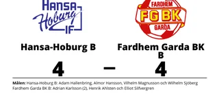 Förlustsviten bruten för Hansa-Hoburg B
